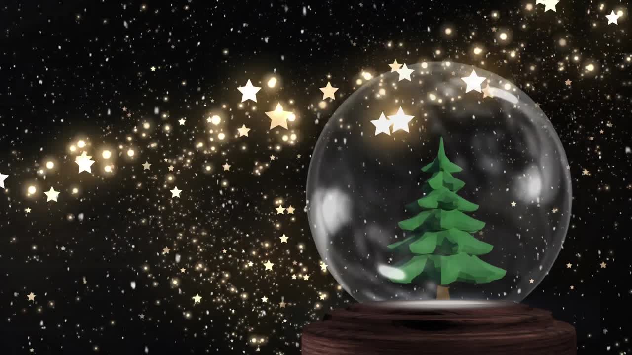 Globo de la nieve de Navidad
