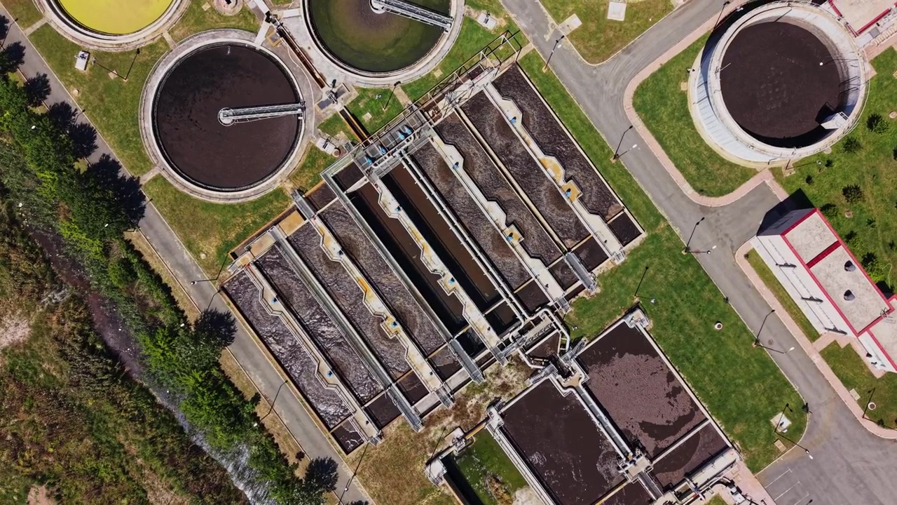 This facility focuses on treating wastewater to clean water