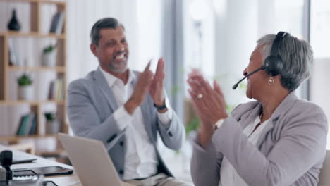 Geschäftsleute,-Callcenter