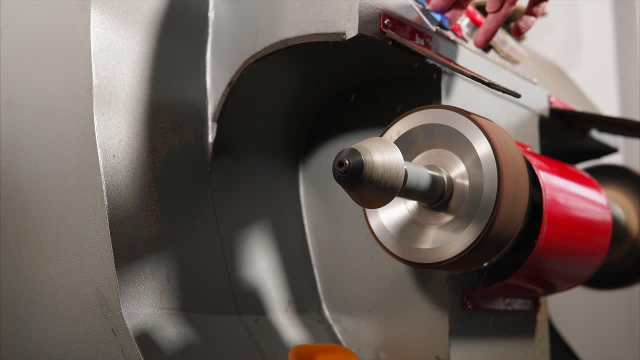 Shoe Repair Machine in Action