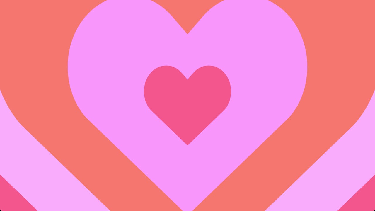 Valentine Heart love animation loop. Valentine’s day moving heart motion background ending scene. 4K Seamless Looping animated Backdrop for valentines day, anniversary, mother’s day