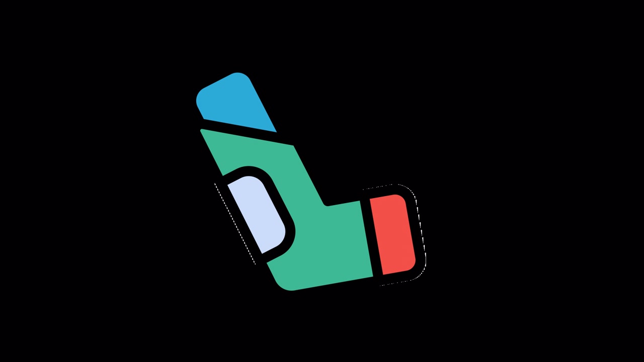 Colorful Animated Icon of an Asthma Inhaler