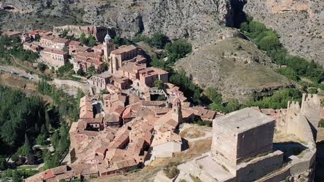 albarracín municipio de la sierra de albarracin en la provincia de teruel - spain