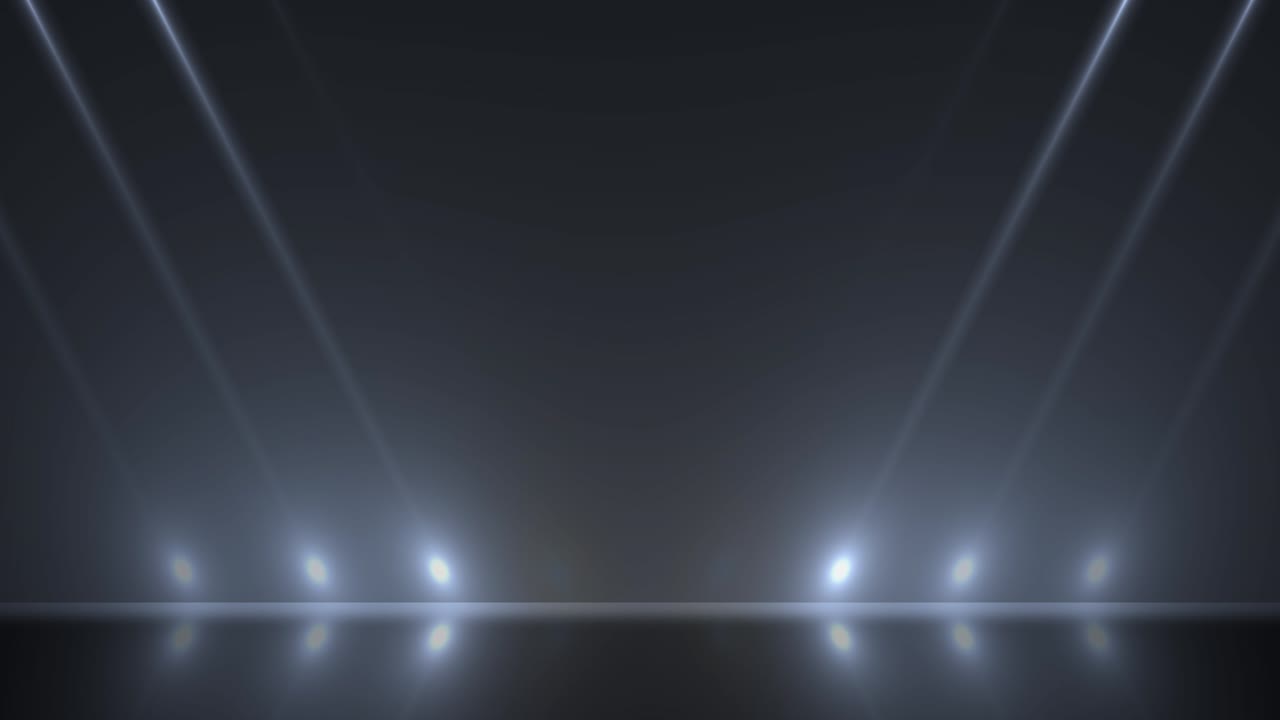 Luxury golden stage background 4k looped lights scene concert decorative bulb wall light for