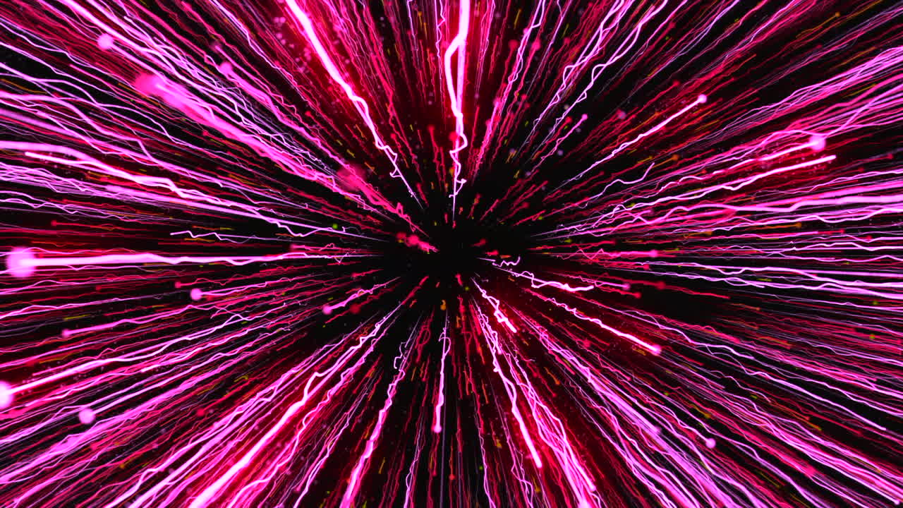 Abstract Explosion of Light and Color