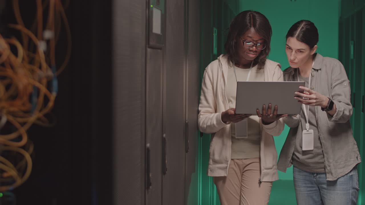 Female Technicians in Data Center