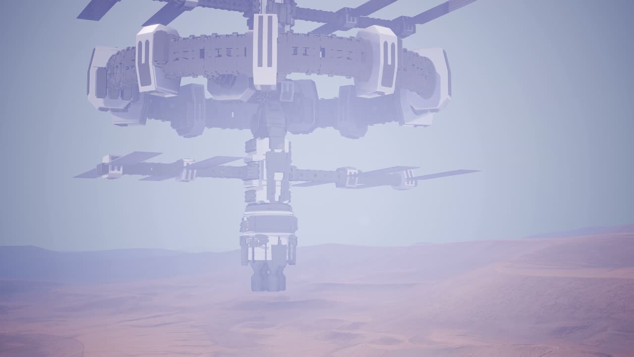 Colony on Mars Planet