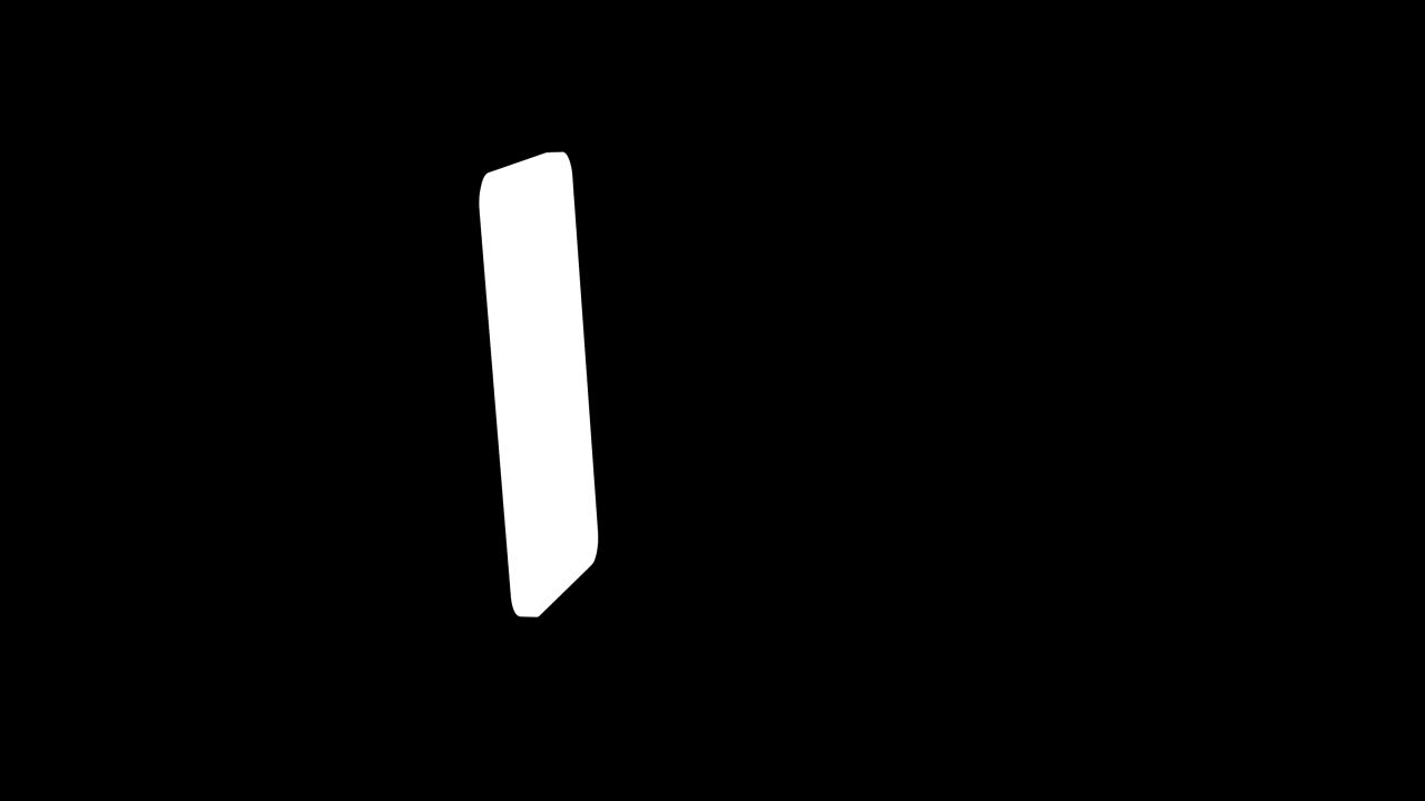 초록색 화면의 스마트폰 배경 회전