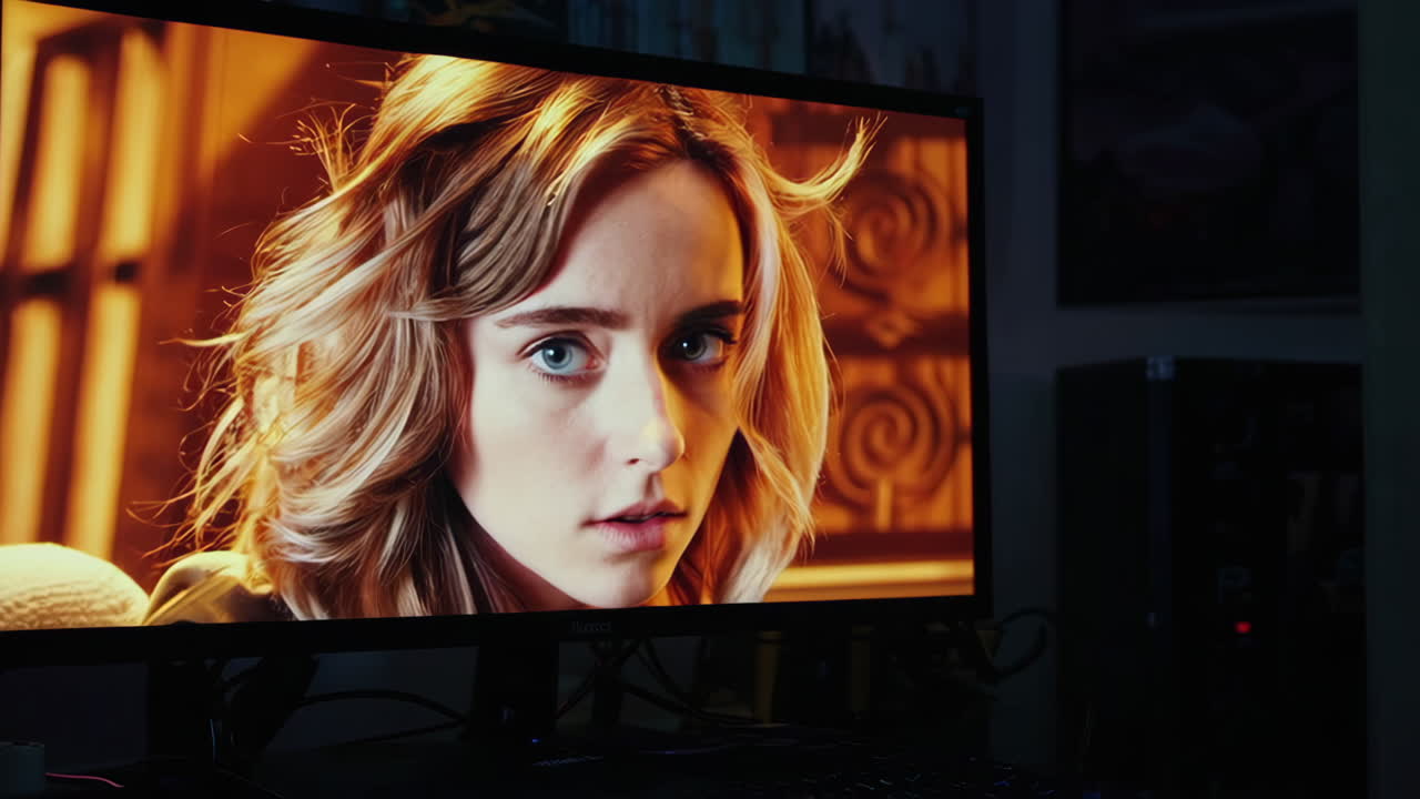 Video Game Gameplay on TV