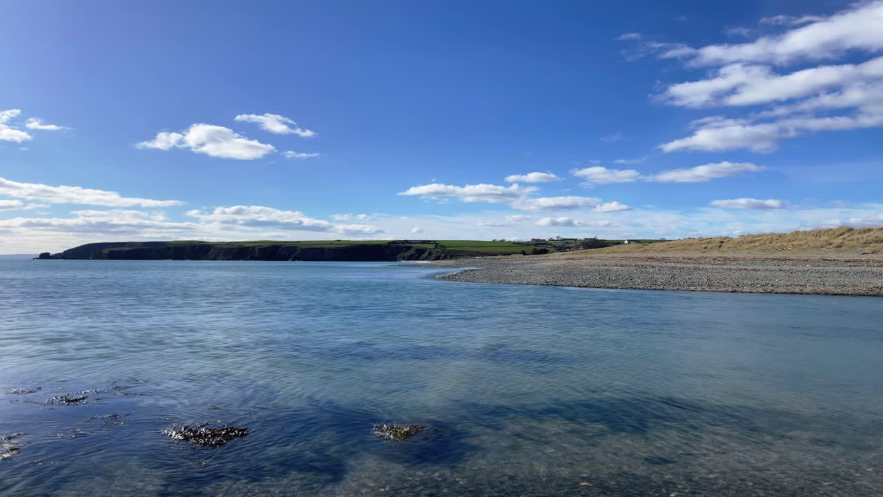 Timelapse fast flowing tides on a spring day Copper Coast Waterford epic locations