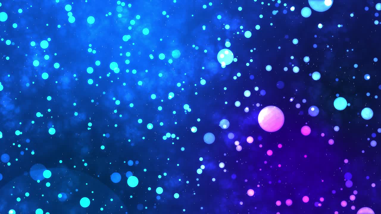 떠다니는 폴카 점 입자 애니메이션 모션 그래픽