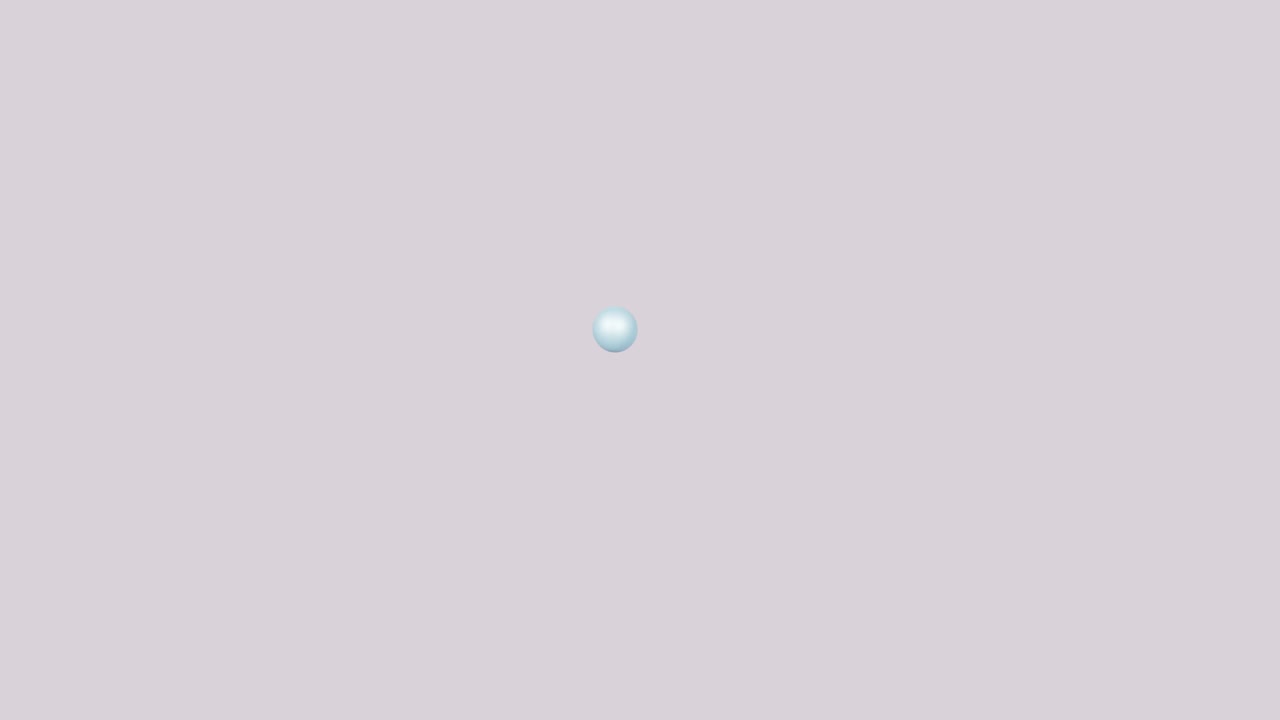 Minimalistic background with abstract 3D shape of blue, pink, white balls. 3d rendering 4k animation