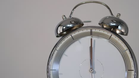 twin bell alarm clock .analog bedside clock.