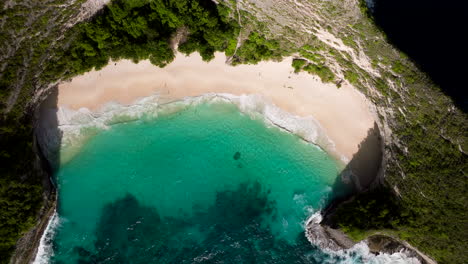 kelingking beach, coastal destination located on island of nusa penida