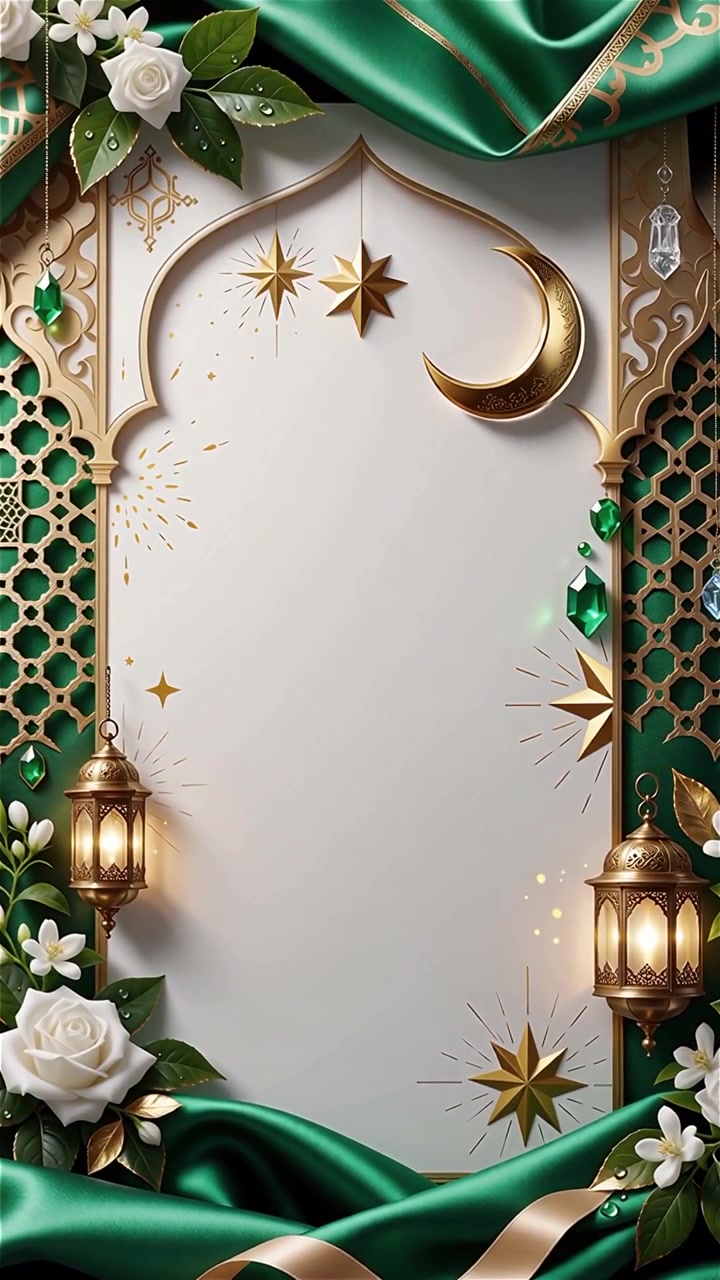 Compleanno del Profeta Maometto Mawlid al-Nabi Sfondo Islamico