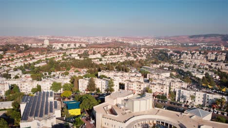 israel settlement givat zeev aerial view