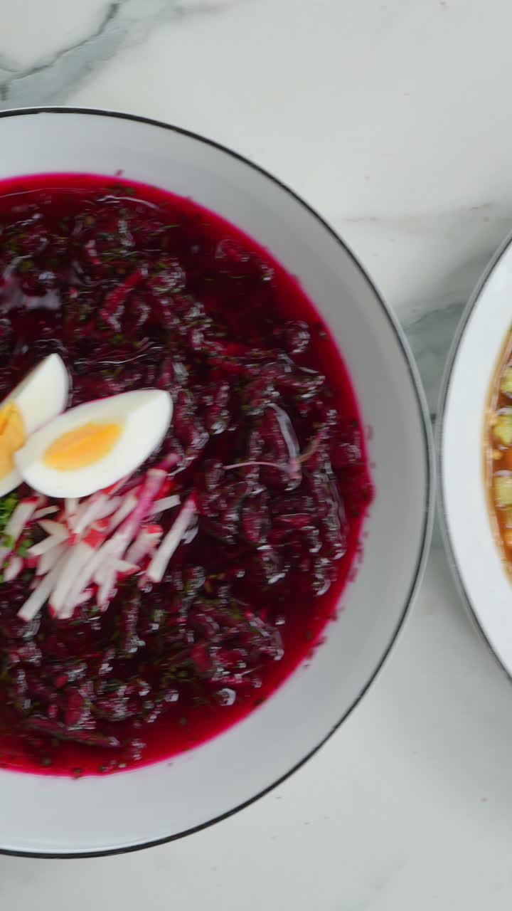 Russian Soups: Okroshka and Borscht
