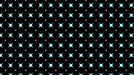 patrón de video gráfico 2d que se mueve hacia la parte inferior derecha con zoom, compuesto de diseños y formas con texturas multicolores.