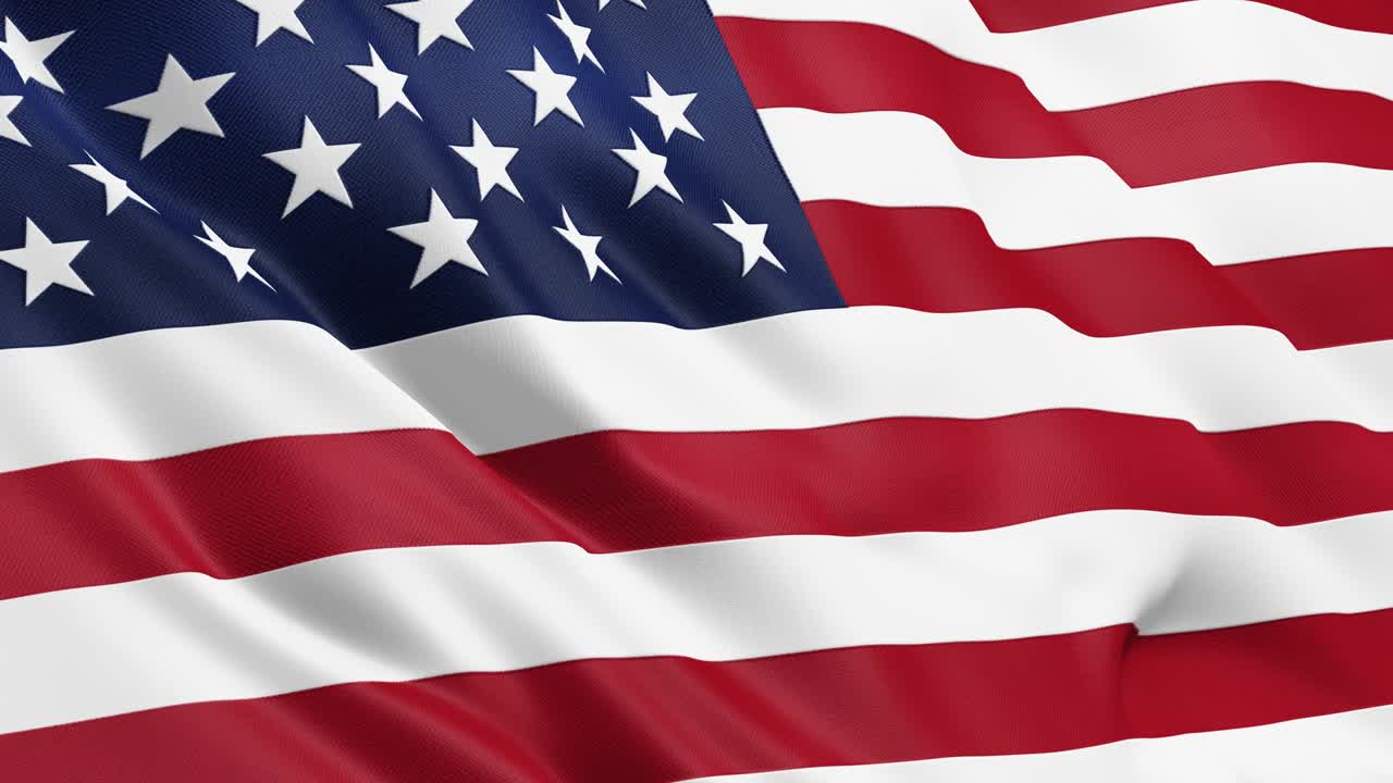 estados unidos de américa agitando la bandera