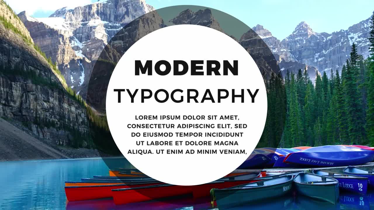 Clean Typography: Sleek Premiere Pro Template for Promos &amp; Openers