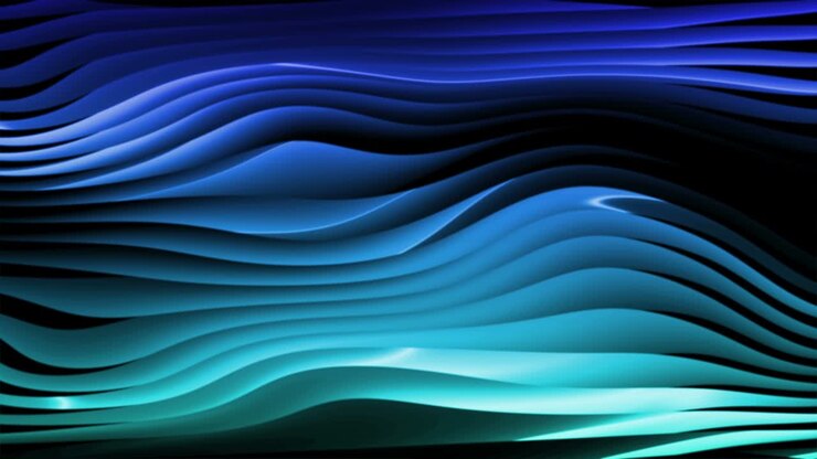 Fundo de Design com Linhas Abstratas Fluindo