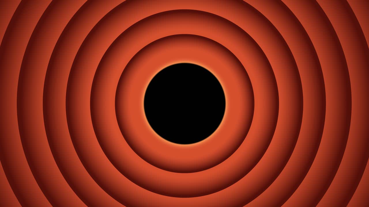 el túnel abstracto pulsa con cambios rítmicos de luz.