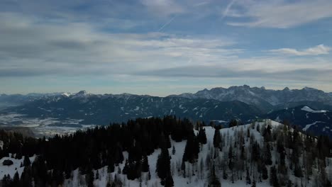 Vista-Aérea-De-Los-Alpes-Austríacos