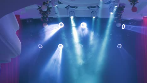 exhibición de iluminación del escenario