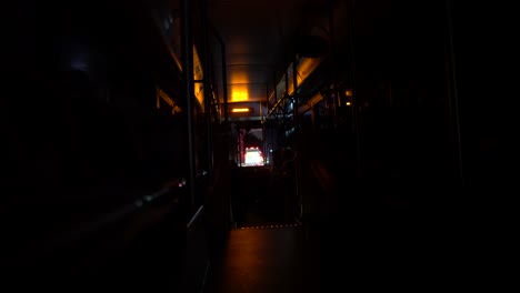 a late night bus journey