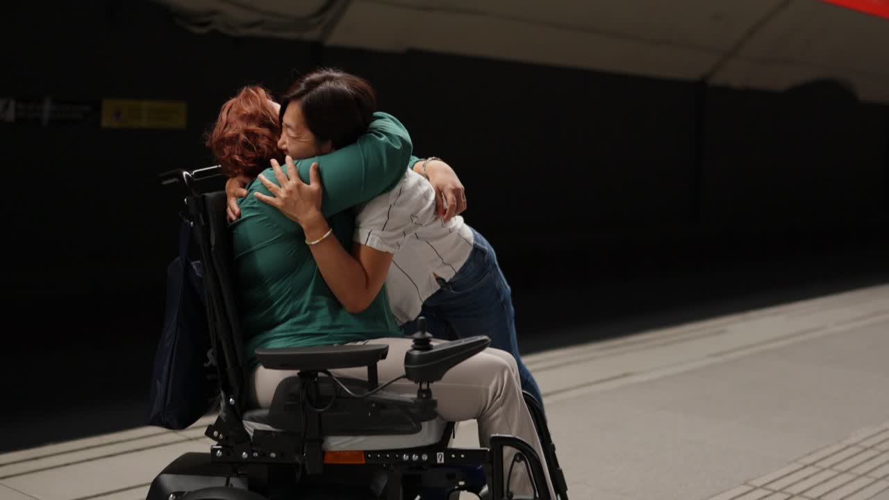 Heartwarming Embrace: A moment of friendship and support