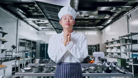 chef in a restaurant kitchen