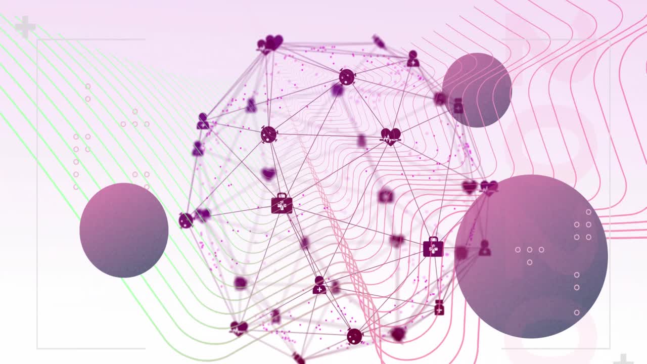 Animation of globes with networks of connections