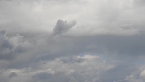 clouds time lapse, stormy sky