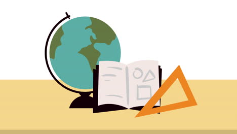 wereld planeet aarde aanbod animatie