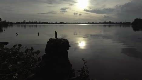 the-lake-before-morning-and-evening