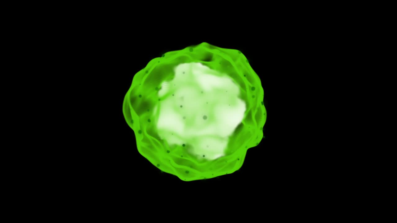 Digital display of Coronavirus (COVID-19). Medical hologram technology on screen digital. Motion graphic simulator digital of virus.
