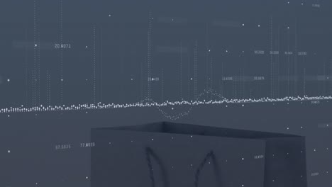 Animación-Del-Procesamiento-De-Datos-Sobre-Bolsa