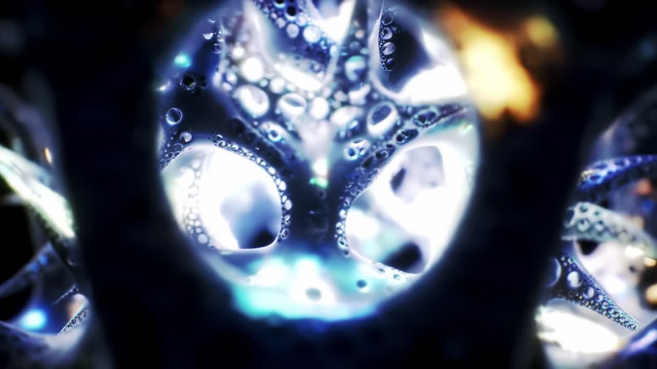 Abstract Microscopic Cellular Structure