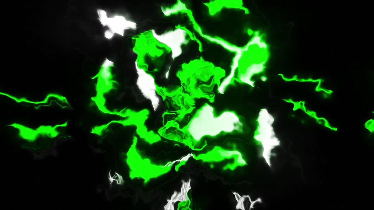 remolinos abstractos verdes y negros