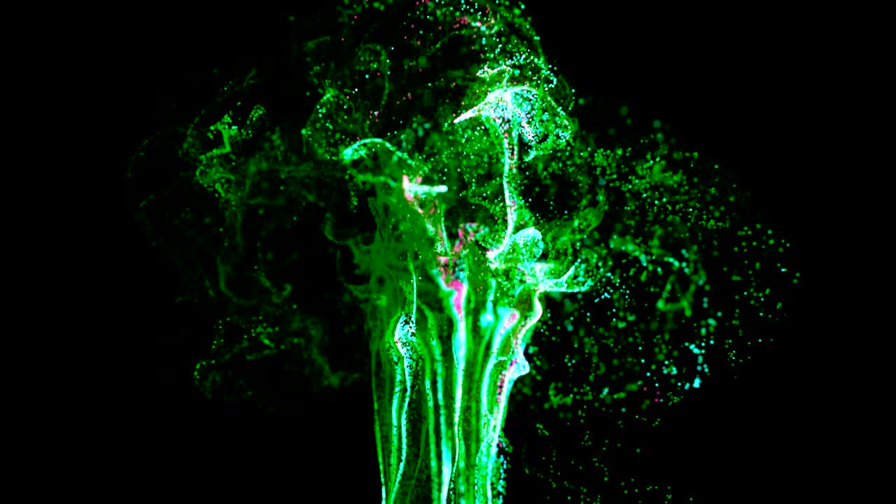 уникальный фон взрыва частиц 4к.