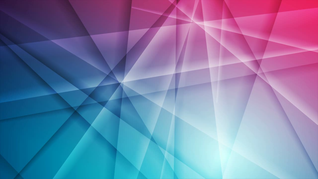 Bright blue pink glossy stripes abstract motion background