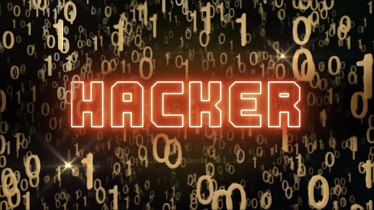 concepto de cracker azulado con código digital