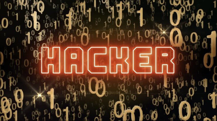 Blålig Cracker-koncept med digital kode