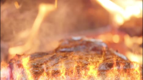 fire burning close up cinemagraph