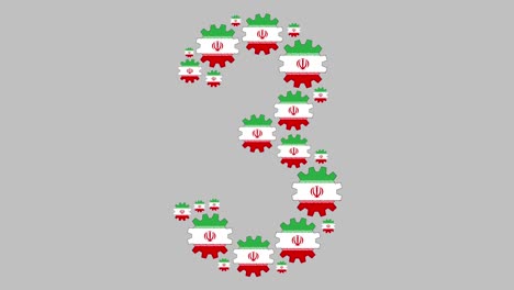 número tres iraní