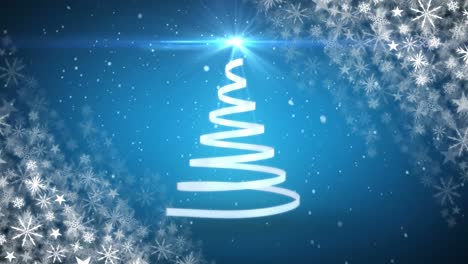 Christmas-tree-and-snowflakes