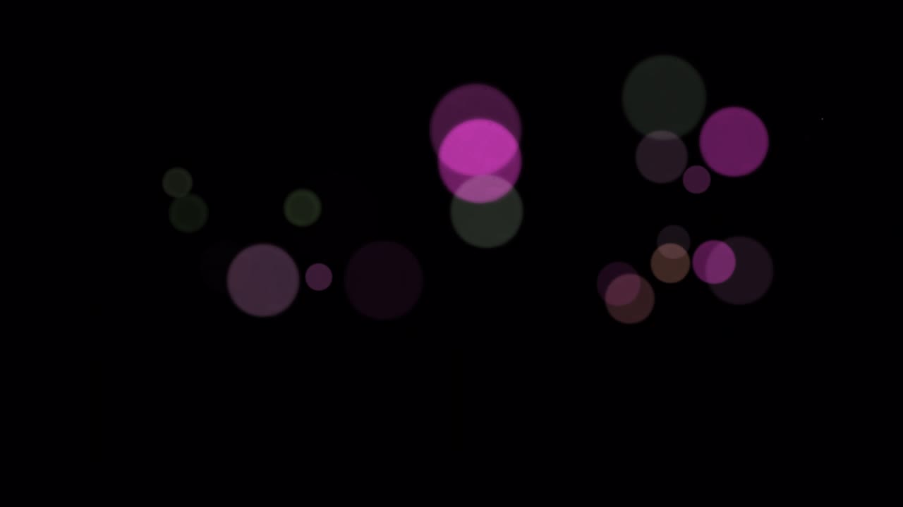 알파 채널 4k와 함께 원형 보케 무결 루프 배경