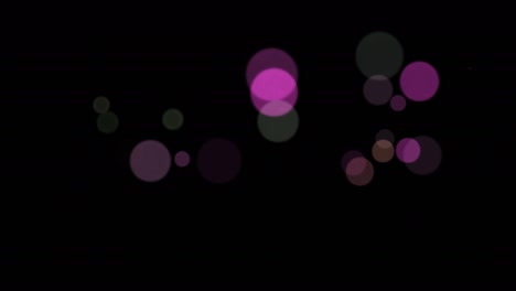 fondo de bucle sin costuras de bokeh circular con canal alfa 4k
