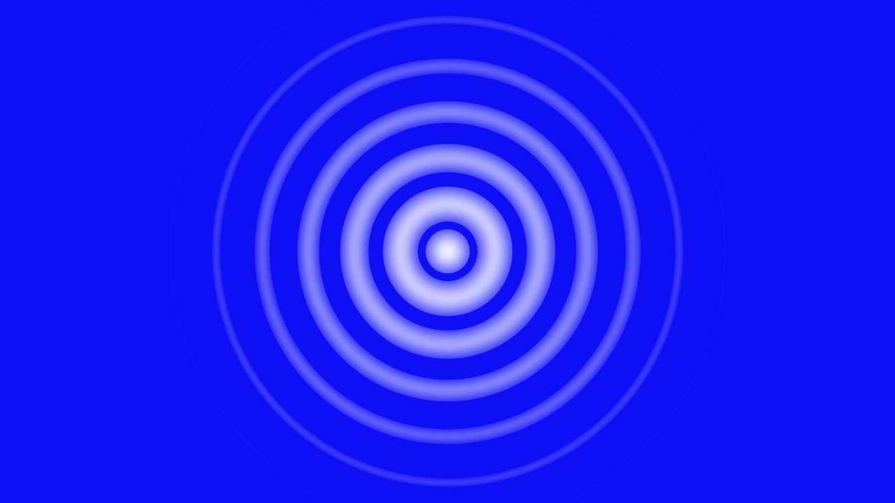 Blue Concentric Circles