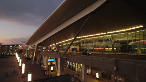 terminal de aeropuerto moderno en el sur de áfrica